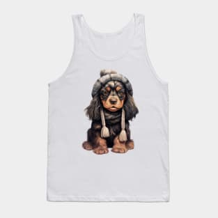 Winter English Cocker Spaniel Dog Tank Top